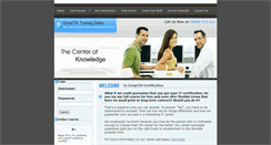 Desktop Screenshot of comptia-certification.co.uk